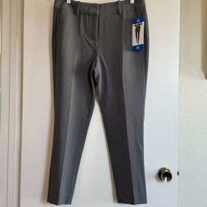 NWT Kirkland gray Trousers/Pants Sz 10